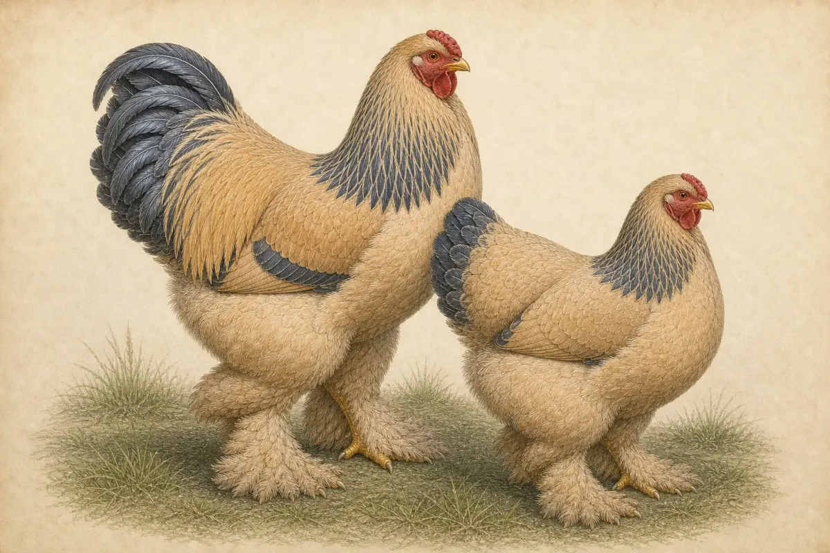 Blue Columbian Brahma