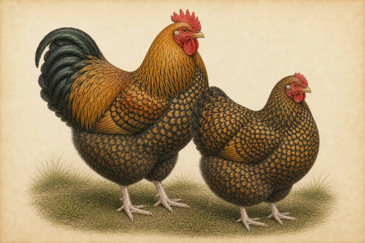 Gold Laced Orpington