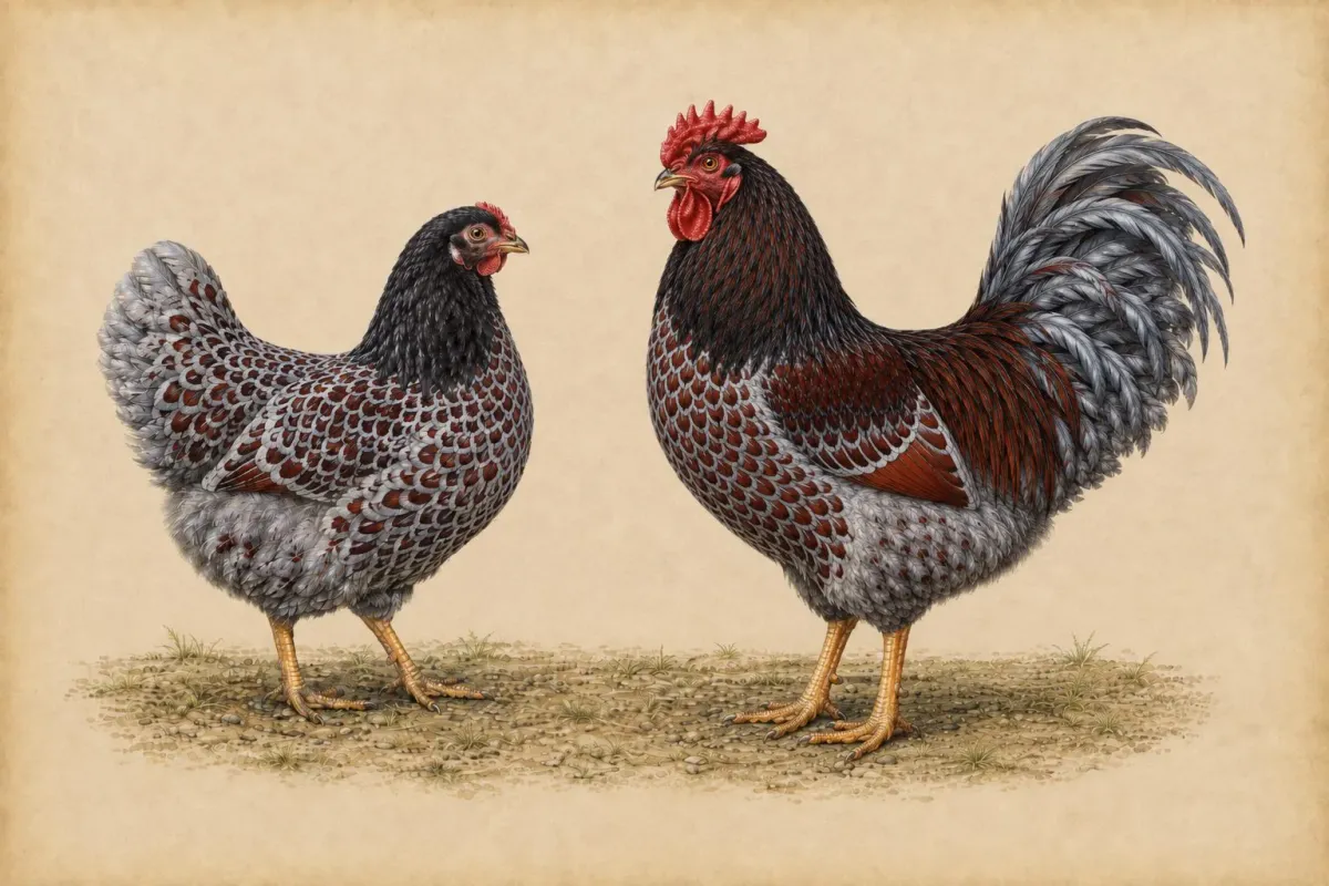 Blue Laced Wyandotte